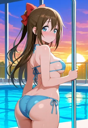Nankoai Shizuku Osaka- Poolside Photoshoot Love Live Nijigasaki High School Idol Club - Page 78
