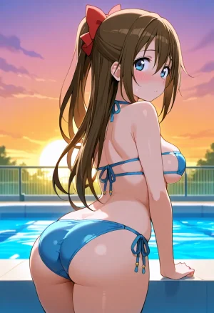 Nankoai Shizuku Osaka- Poolside Photoshoot Love Live Nijigasaki High School Idol Club - Page 80