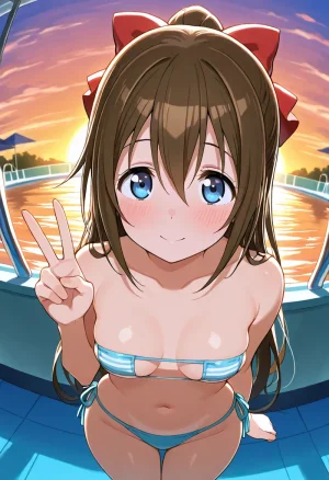 Nankoai Shizuku Osaka- Poolside Photoshoot Love Live Nijigasaki High School Idol Club - Page 91