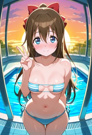 Nankoai Shizuku Osaka- Poolside Photoshoot Love Live Nijigasaki High School Idol Club - Page 92