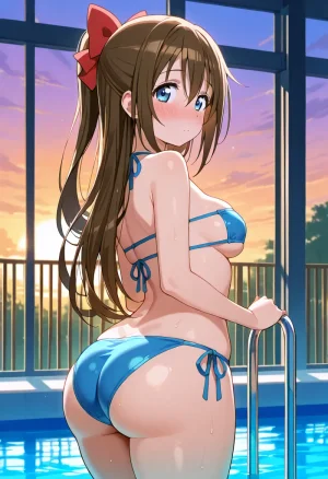 Nankoai Shizuku Osaka- Poolside Photoshoot Love Live Nijigasaki High School Idol Club - Page 96