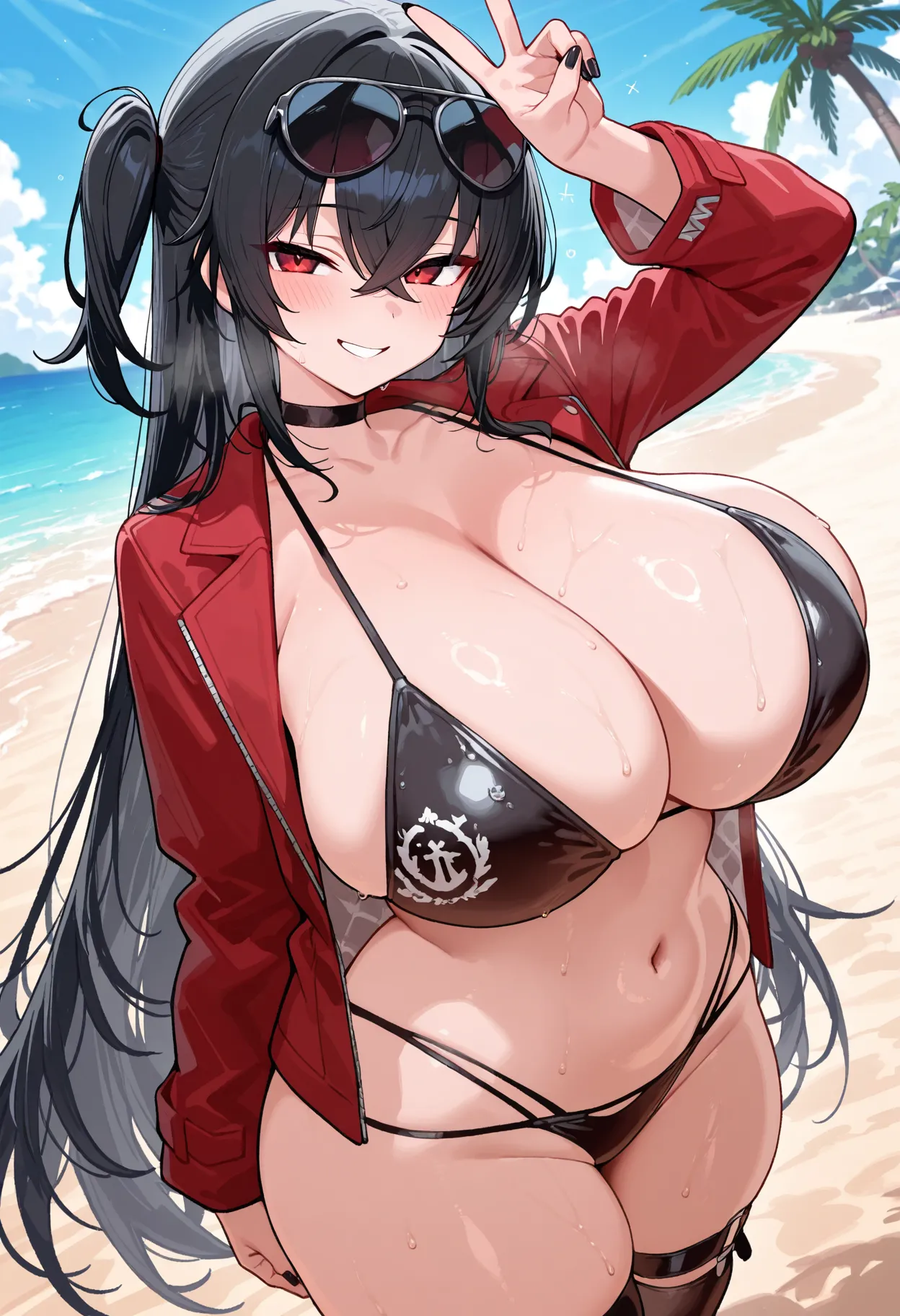Nankoai Taihou-大鳳Azur Lane-req-Enraptured Companion-beach-BBC- Patreon - Image 4