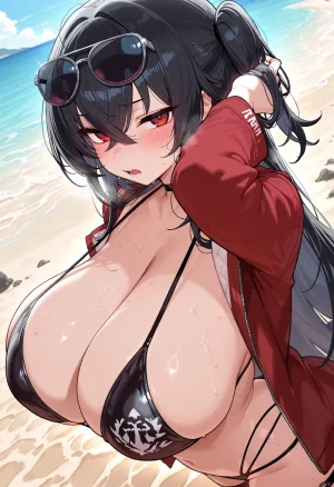 Nankoai Taihou-大鳳Azur Lane-req-Enraptured Companion-beach-BBC- Patreon - Page 17