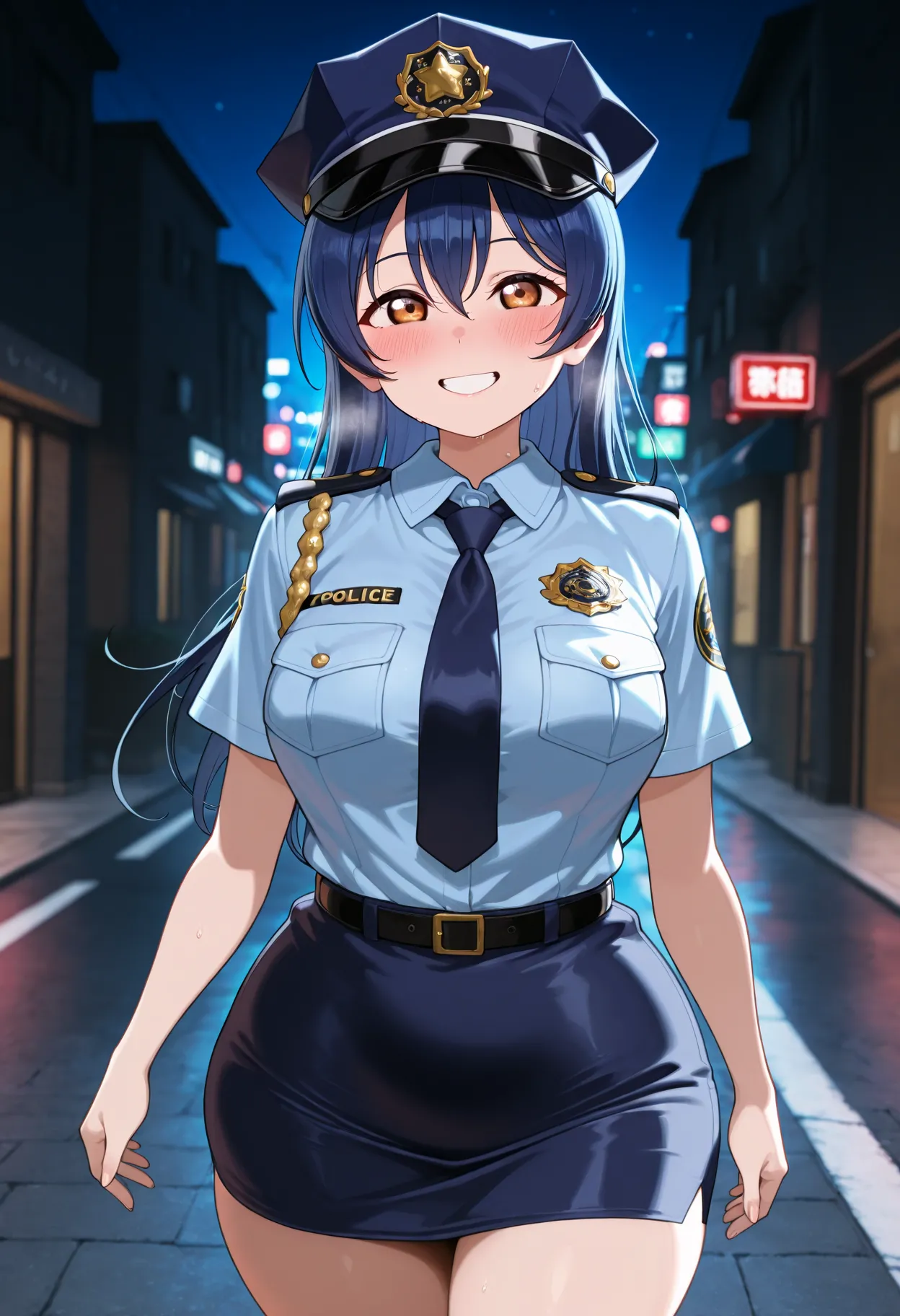 Nankoai Umi Sonoda -園田海未-police.woman-toilet-gb- Patreon - Image 1