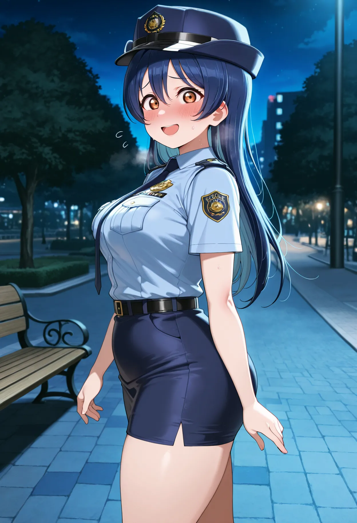 Nankoai Umi Sonoda -園田海未-police.woman-toilet-gb- Patreon - Image 11