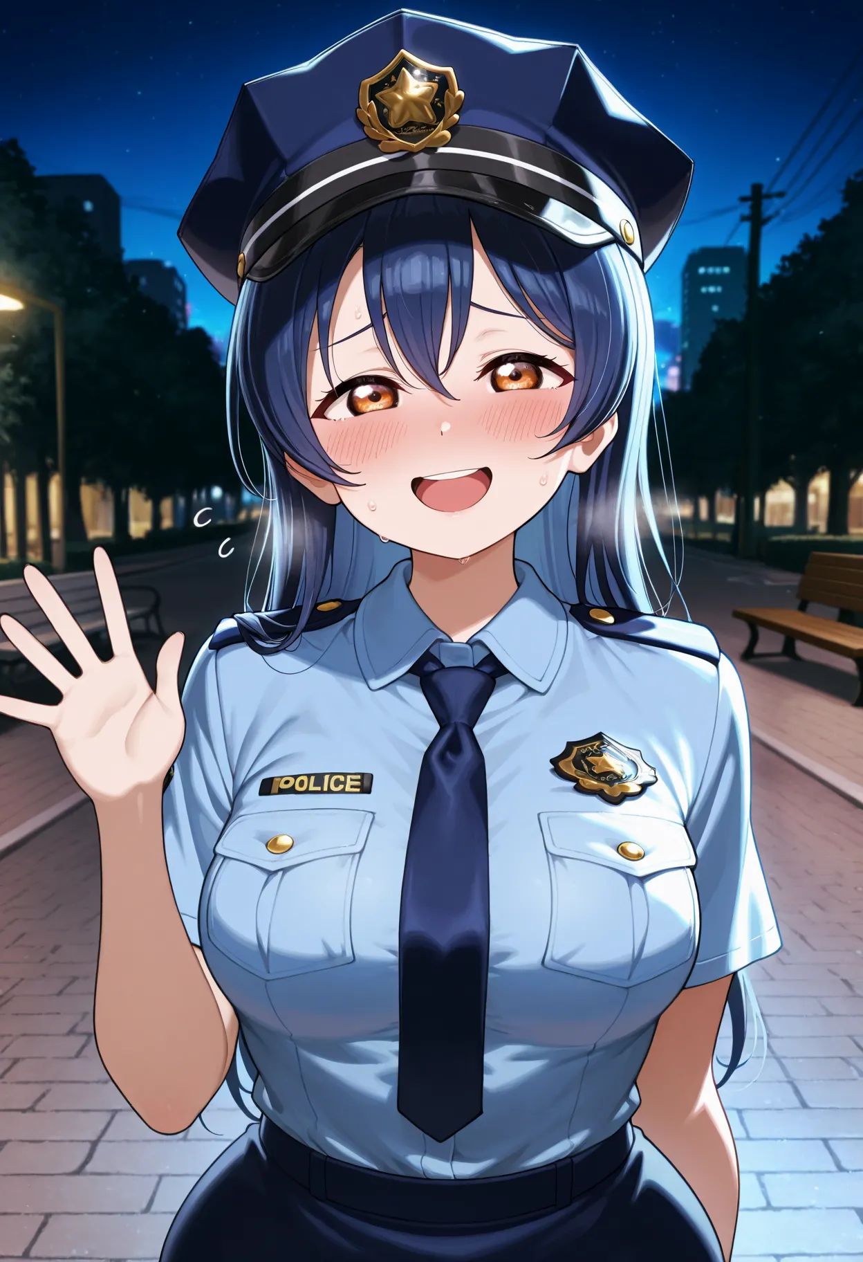 Nankoai Umi Sonoda -園田海未-police.woman-toilet-gb- Patreon - Image 13