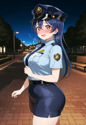 Nankoai Umi Sonoda -園田海未-police.woman-toilet-gb- Patreon - Page 10