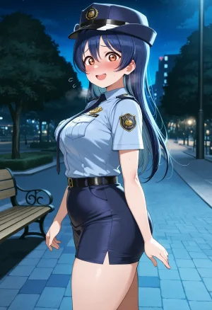 Nankoai Umi Sonoda -園田海未-police.woman-toilet-gb- Patreon - Page 11