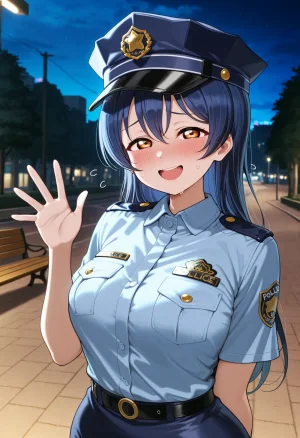 Nankoai Umi Sonoda -園田海未-police.woman-toilet-gb- Patreon - Page 14