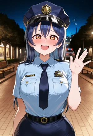 Nankoai Umi Sonoda -園田海未-police.woman-toilet-gb- Patreon - Page 15