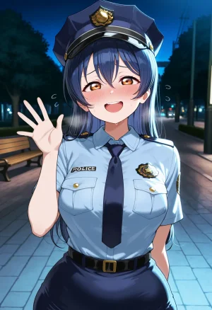 Nankoai Umi Sonoda -園田海未-police.woman-toilet-gb- Patreon - Page 16