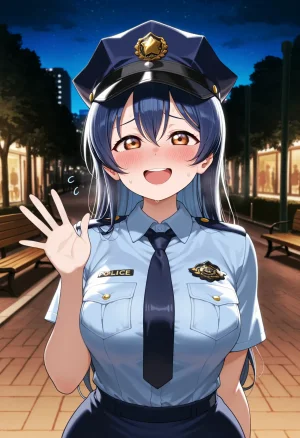 Nankoai Umi Sonoda -園田海未-police.woman-toilet-gb- Patreon - Page 17