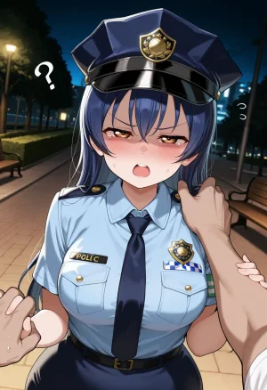 Nankoai Umi Sonoda -園田海未-police.woman-toilet-gb- Patreon - Page 24