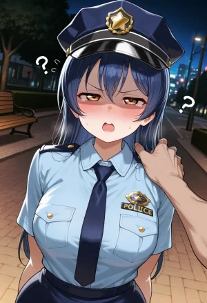 Nankoai Umi Sonoda -園田海未-police.woman-toilet-gb- Patreon - Page 25
