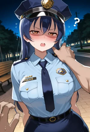 Nankoai Umi Sonoda -園田海未-police.woman-toilet-gb- Patreon - Page 27