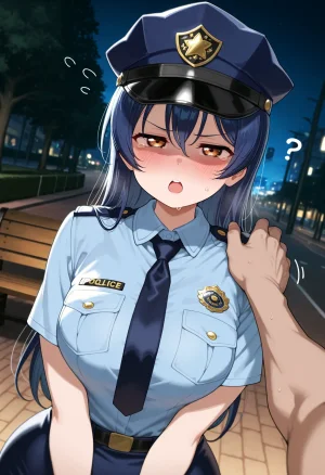 Nankoai Umi Sonoda -園田海未-police.woman-toilet-gb- Patreon - Page 28