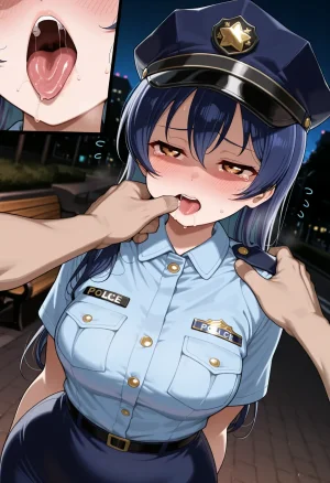 Nankoai Umi Sonoda -園田海未-police.woman-toilet-gb- Patreon - Page 31