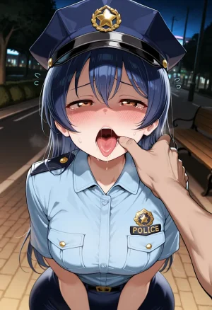 Nankoai Umi Sonoda -園田海未-police.woman-toilet-gb- Patreon - Page 34