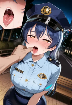 Nankoai Umi Sonoda -園田海未-police.woman-toilet-gb- Patreon - Page 37