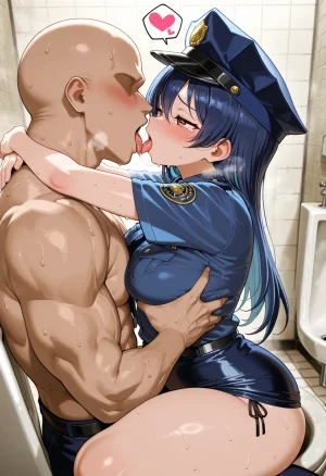 Nankoai Umi Sonoda -園田海未-police.woman-toilet-gb- Patreon - Page 48