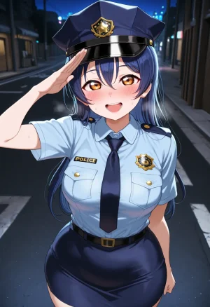 Nankoai Umi Sonoda -園田海未-police.woman-toilet-gb- Patreon - Page 6