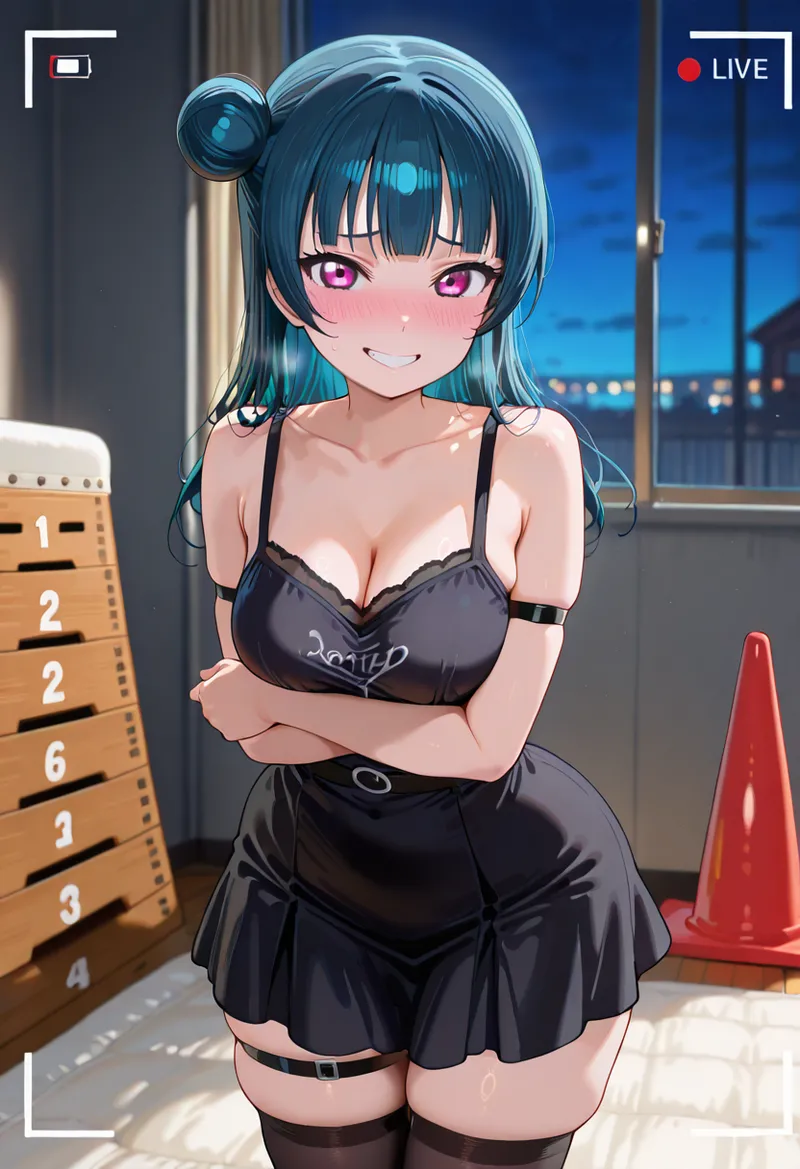 Nankoai Yoshiko Tsushima - Night Livestream Love Live Sunshine - Image 13