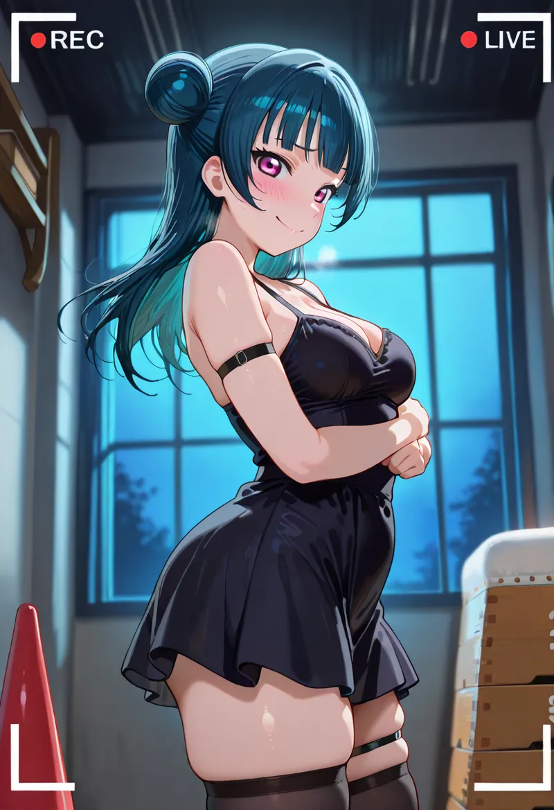 Nankoai Yoshiko Tsushima - Night Livestream Love Live Sunshine - Image 16