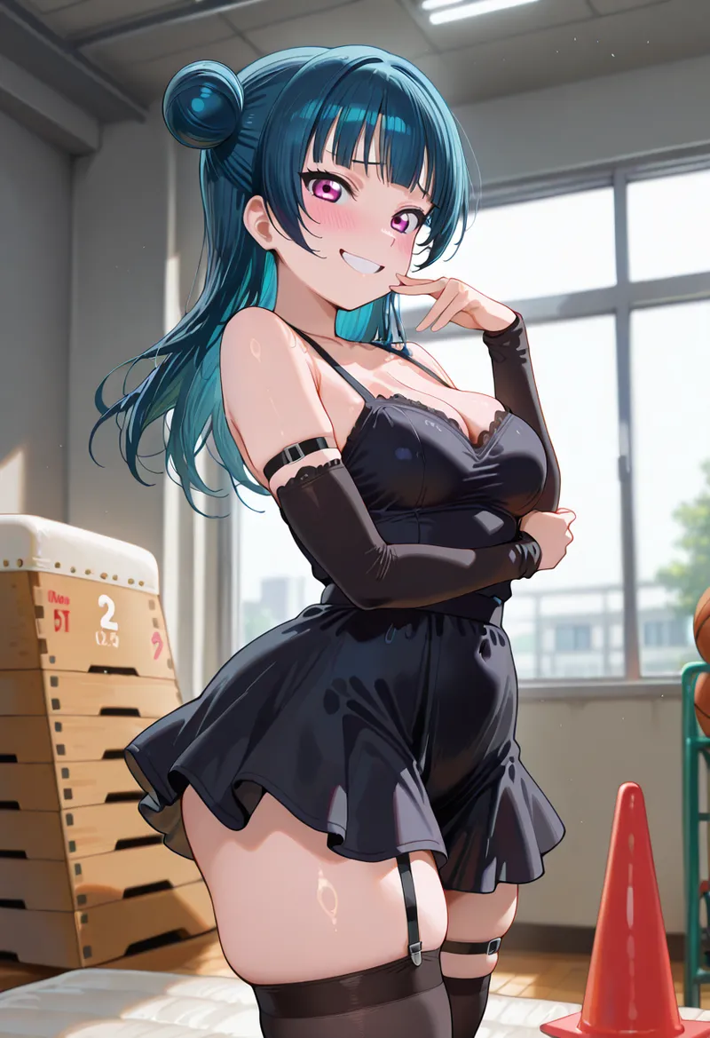 Nankoai Yoshiko Tsushima - Night Livestream Love Live Sunshine - Image 2