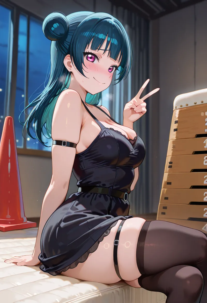 Nankoai Yoshiko Tsushima - Night Livestream Love Live Sunshine - Image 35