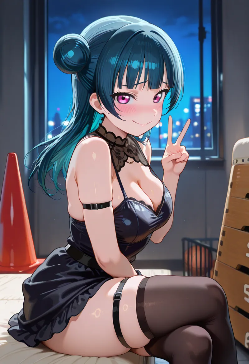 Nankoai Yoshiko Tsushima - Night Livestream Love Live Sunshine - Image 39