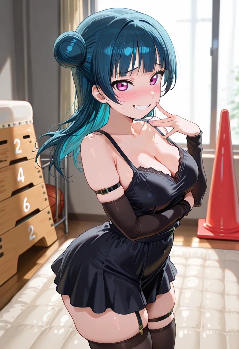 Nankoai Yoshiko Tsushima - Night Livestream Love Live Sunshine - Image 6