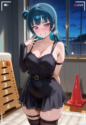 Nankoai Yoshiko Tsushima - Night Livestream Love Live Sunshine - Page 14