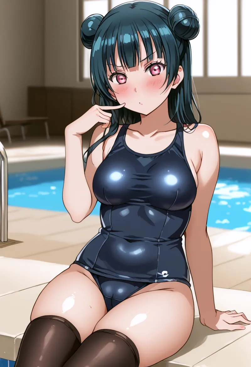 Nankoai Yoshiko Tsushima -Pool Activity Love Live Sunshine - Image 10