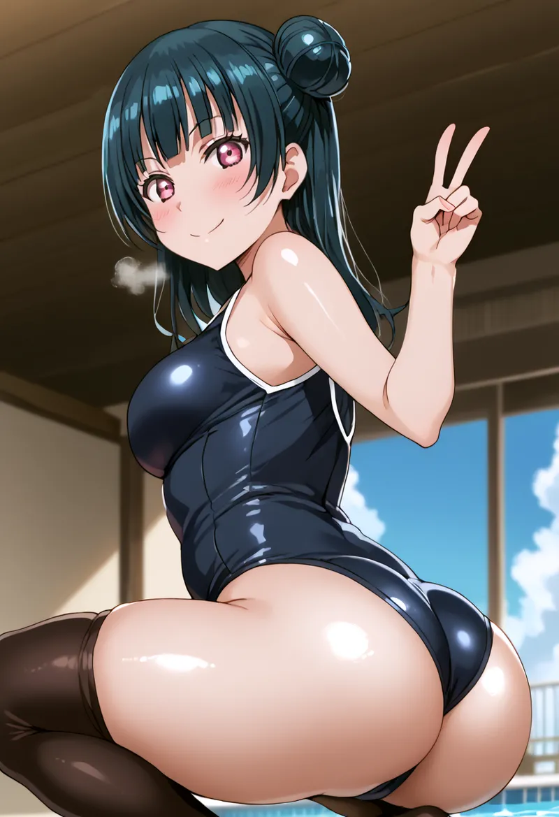 Nankoai Yoshiko Tsushima -Pool Activity Love Live Sunshine - Image 116