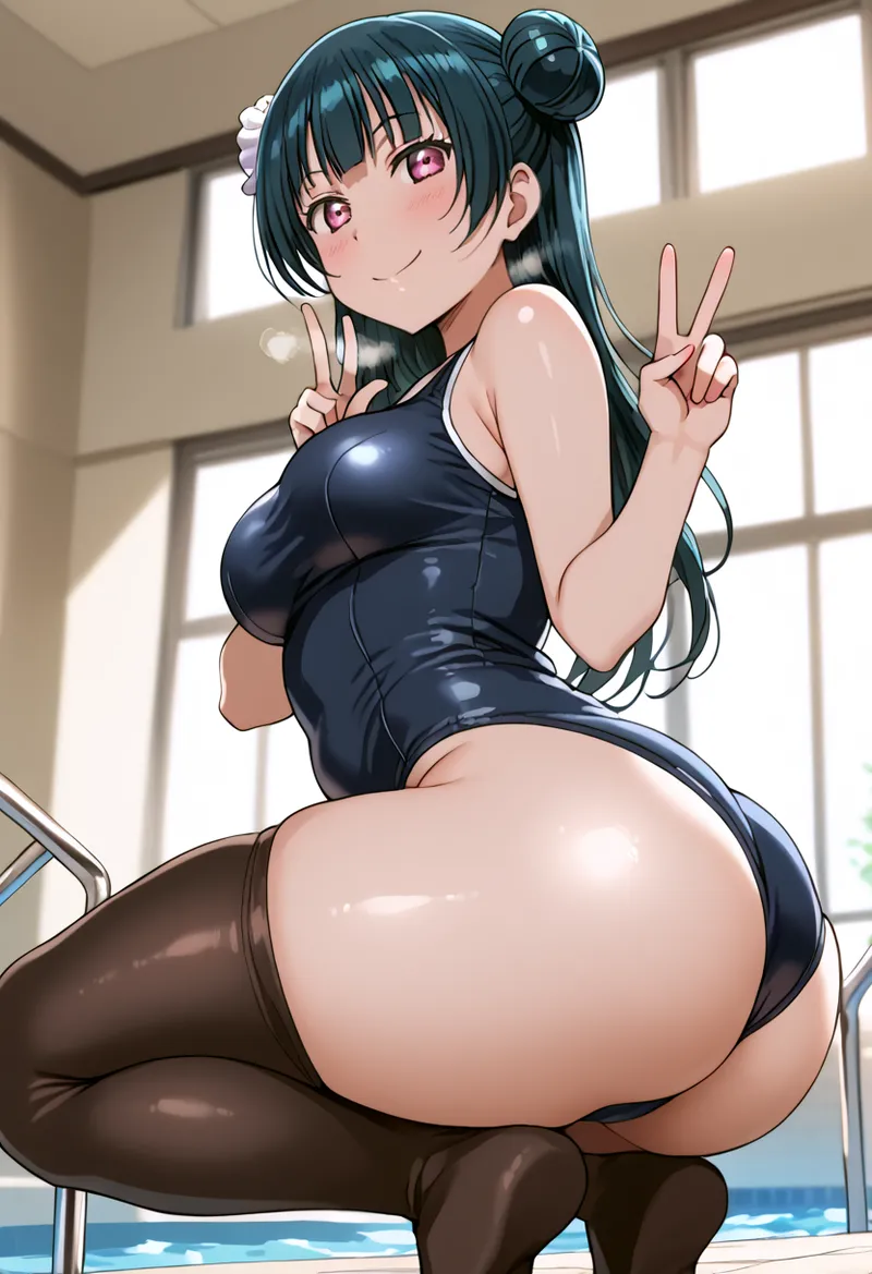 Nankoai Yoshiko Tsushima -Pool Activity Love Live Sunshine - Image 121