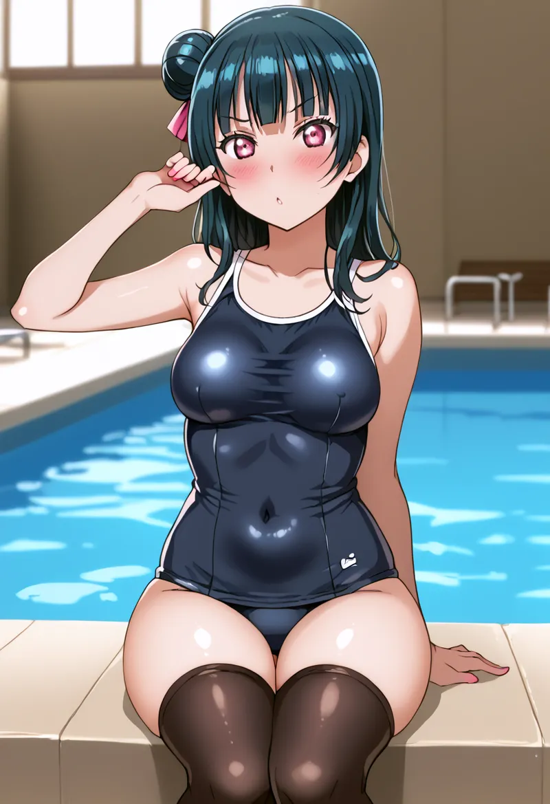 Nankoai Yoshiko Tsushima -Pool Activity Love Live Sunshine - Image 13