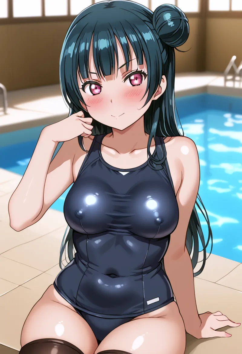 Nankoai Yoshiko Tsushima -Pool Activity Love Live Sunshine - Image 14