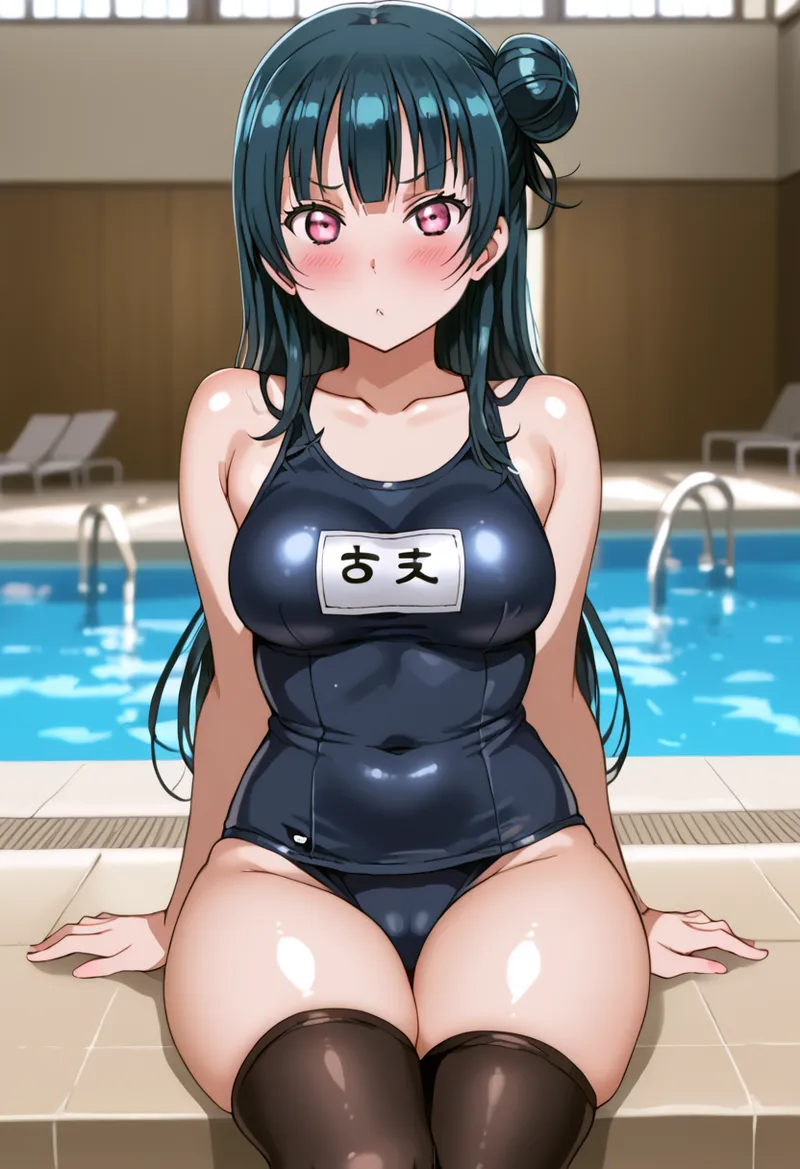 Nankoai Yoshiko Tsushima -Pool Activity Love Live Sunshine - Image 15
