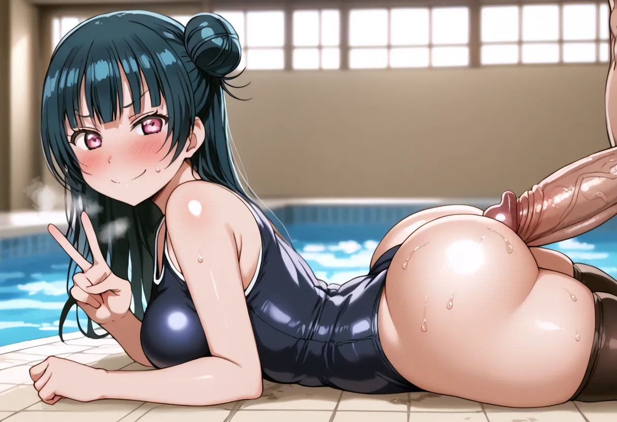 Nankoai Yoshiko Tsushima -Pool Activity Love Live Sunshine - Image 168