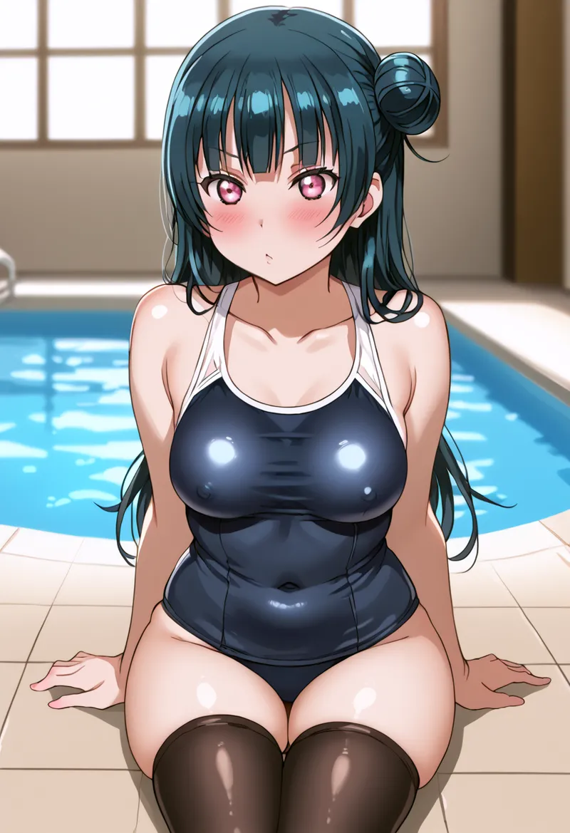 Nankoai Yoshiko Tsushima -Pool Activity Love Live Sunshine - Image 17