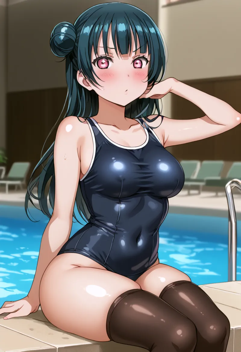 Nankoai Yoshiko Tsushima -Pool Activity Love Live Sunshine - Image 2