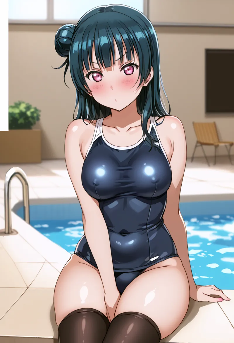 Nankoai Yoshiko Tsushima -Pool Activity Love Live Sunshine - Image 5