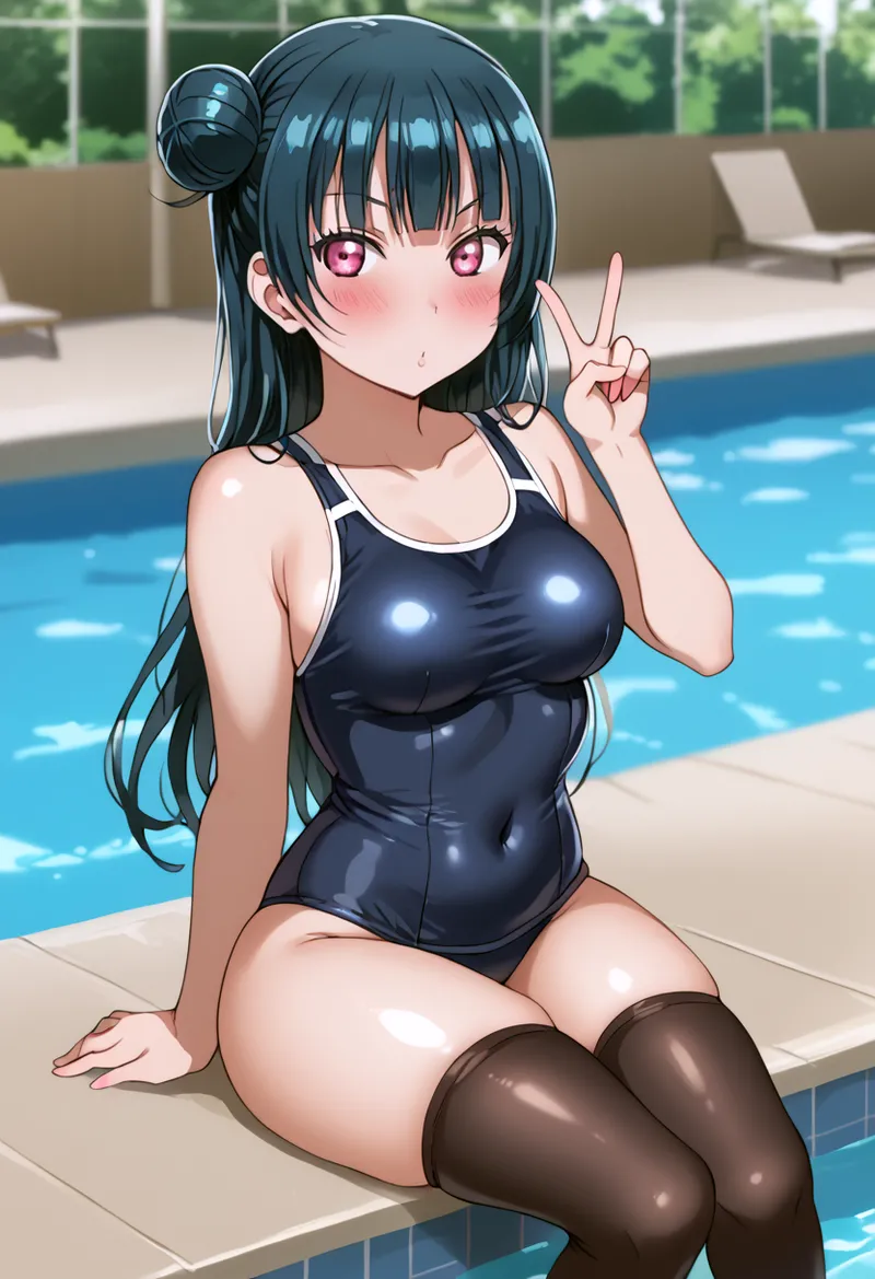 Nankoai Yoshiko Tsushima -Pool Activity Love Live Sunshine - Image 66