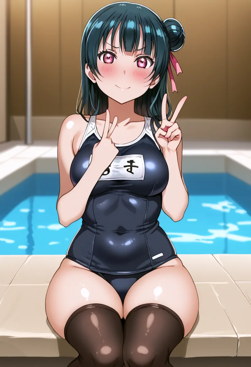 Nankoai Yoshiko Tsushima -Pool Activity Love Live Sunshine - Image 68