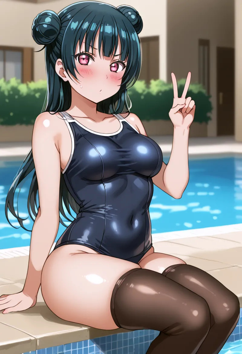 Nankoai Yoshiko Tsushima -Pool Activity Love Live Sunshine - Image 69