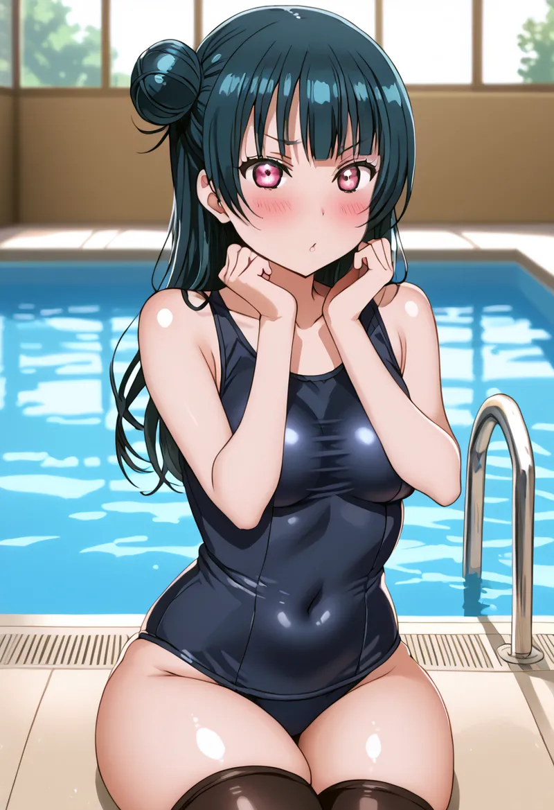 Nankoai Yoshiko Tsushima -Pool Activity Love Live Sunshine - Image 7