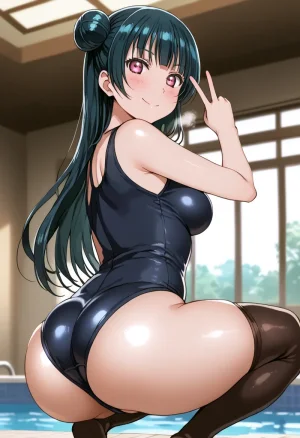 Nankoai Yoshiko Tsushima -Pool Activity Love Live Sunshine - Page 107