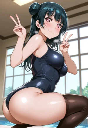 Nankoai Yoshiko Tsushima -Pool Activity Love Live Sunshine - Page 109