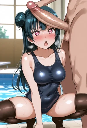Nankoai Yoshiko Tsushima -Pool Activity Love Live Sunshine - Page 131