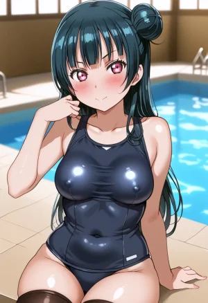 Nankoai Yoshiko Tsushima -Pool Activity Love Live Sunshine - Page 14